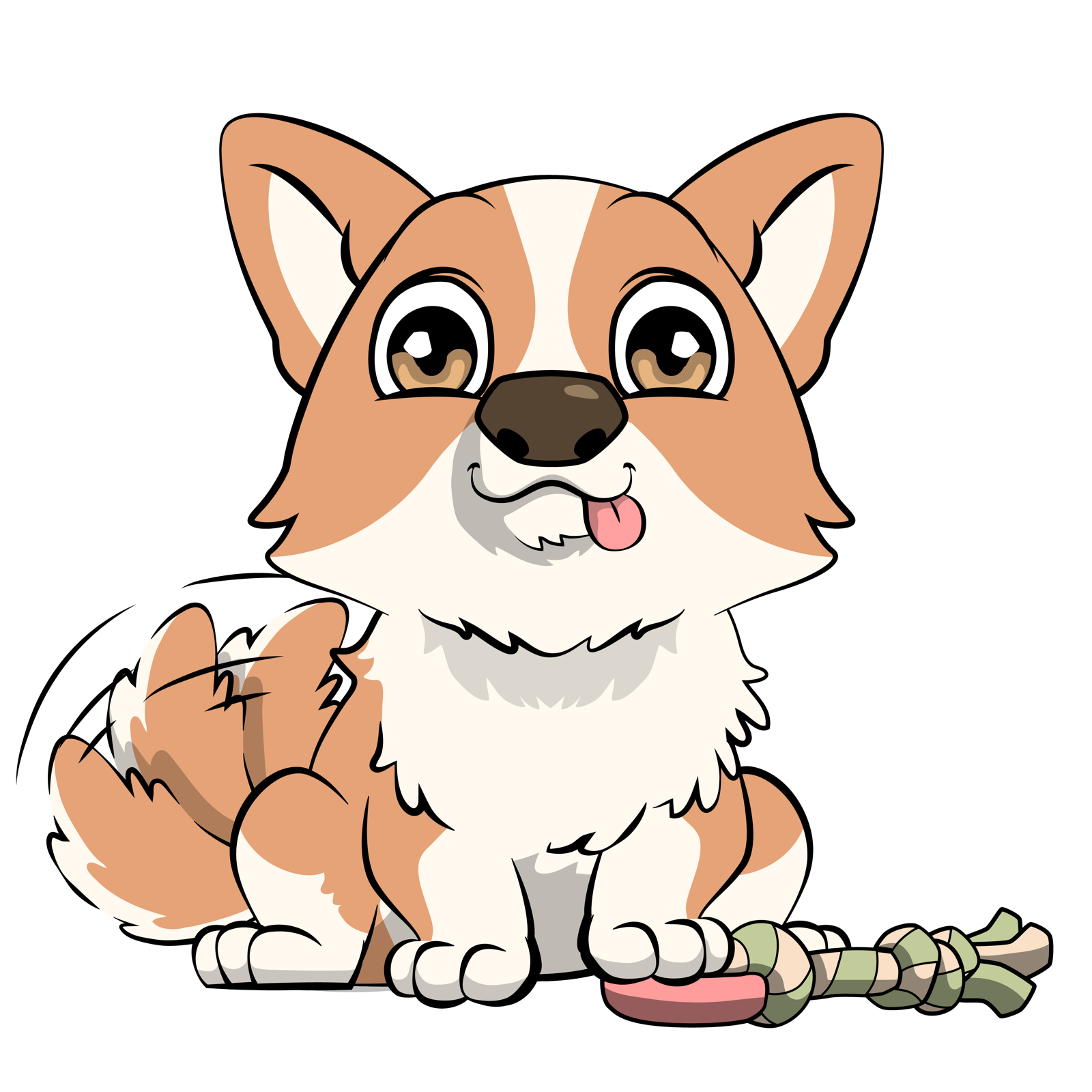 Corgi Wumlo character artwork